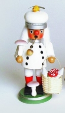 Rauchfigur Pilzsammler ca 15 cm