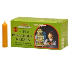 Pyramidenkerzen Knox natur 50 Stck/Pkg