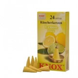 KNOX Rucherkerzen Lemon, 24 Stk./Pkg.